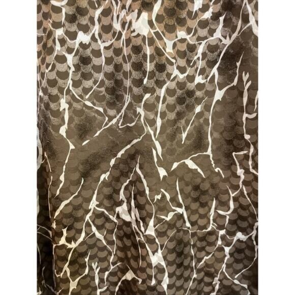 Da Rue Of California Womens XL Vintage Jacket Satin Feel Brown Shimmer - Picture 8 of 9